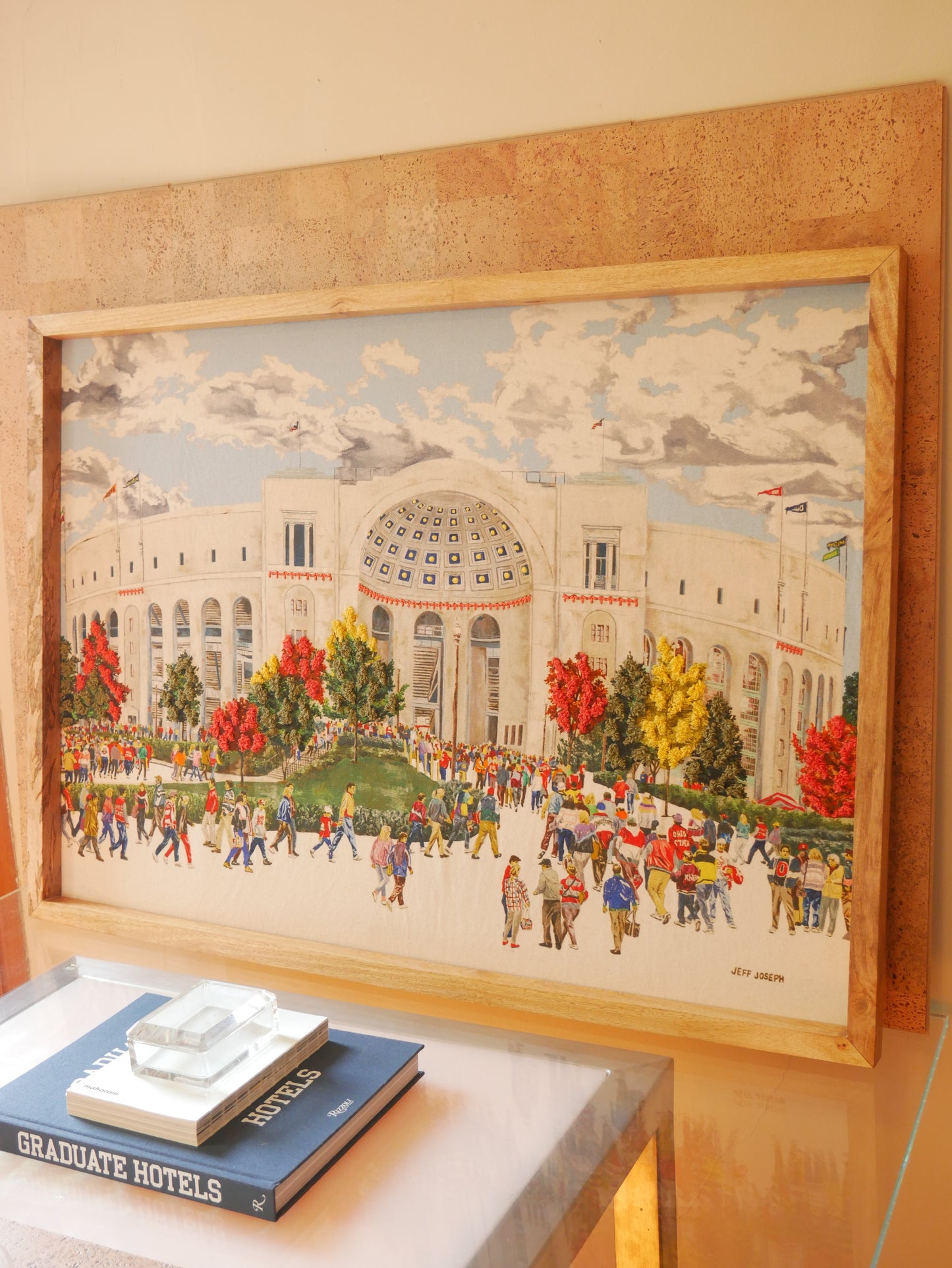 Stadium Rotunda Fine Art Textile