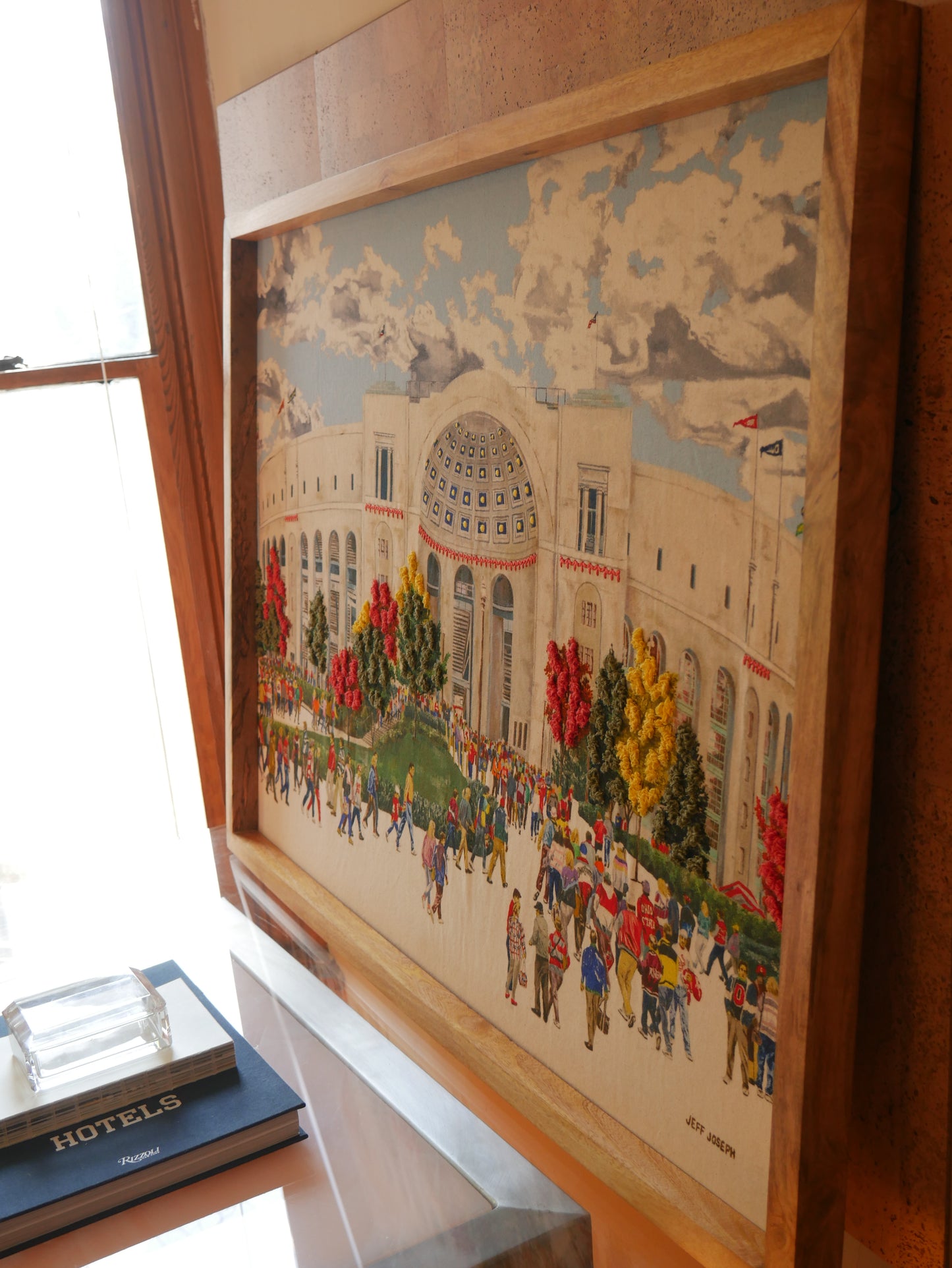 Stadium Rotunda Fine Art Textile