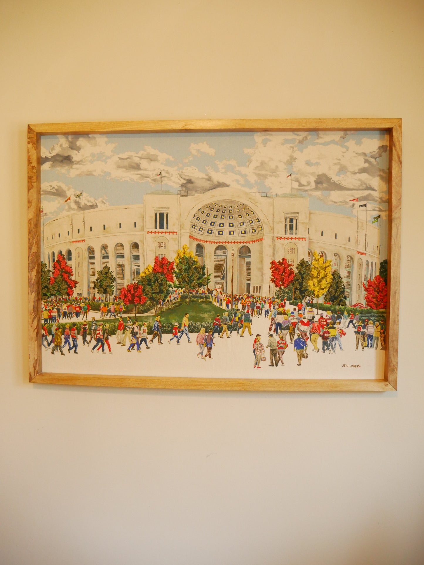 Stadium Rotunda Fine Art Textile