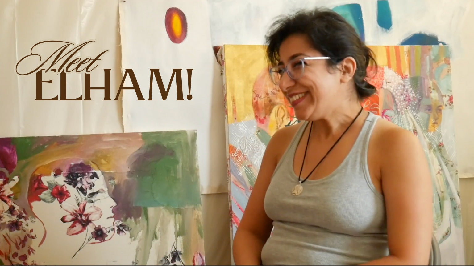 Load video: Video documentary about Elham Bayati, the artist