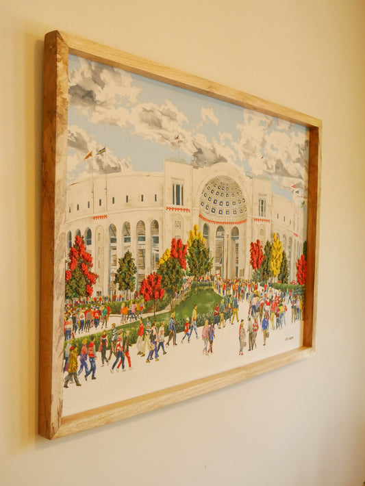 Stadium Rotunda Fine Art Textile